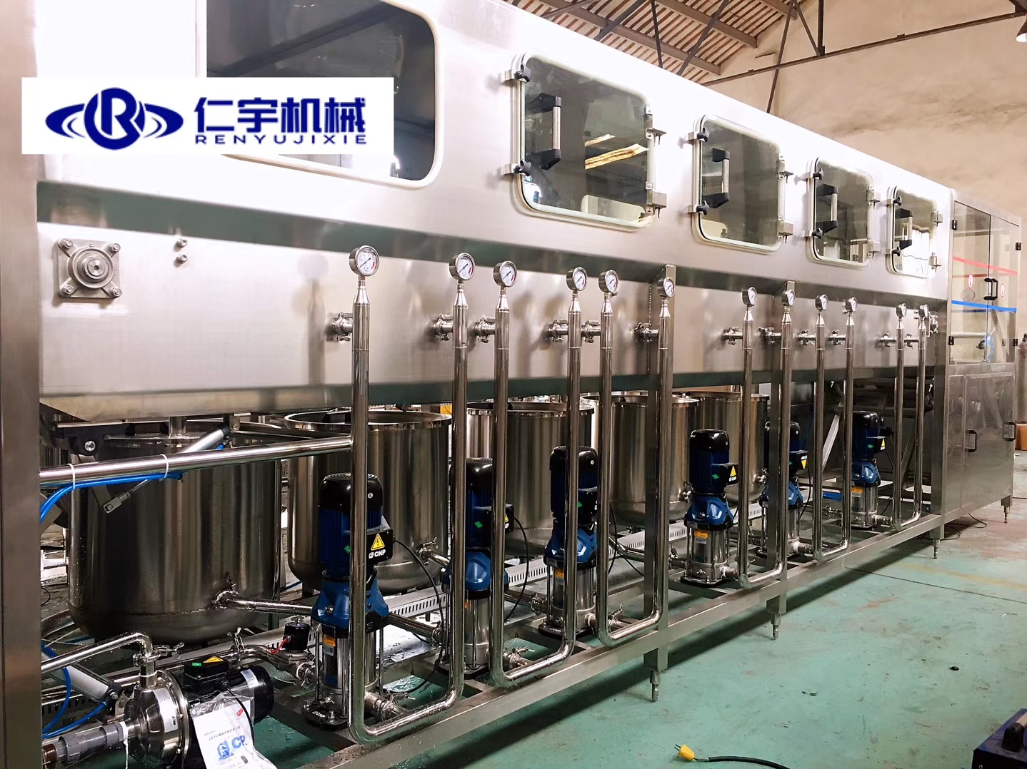 全自动桶装水生产线 全自动桶装水生产线